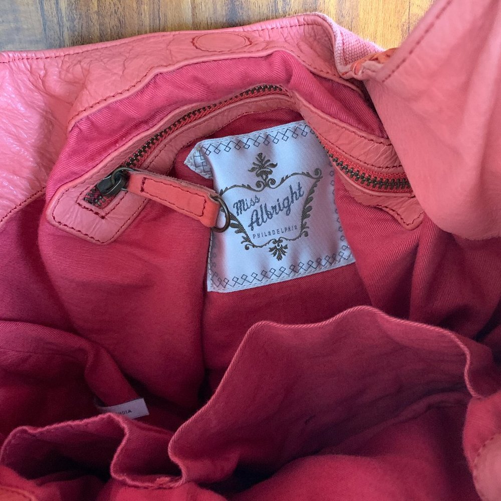 Coral Miss Albright handbag